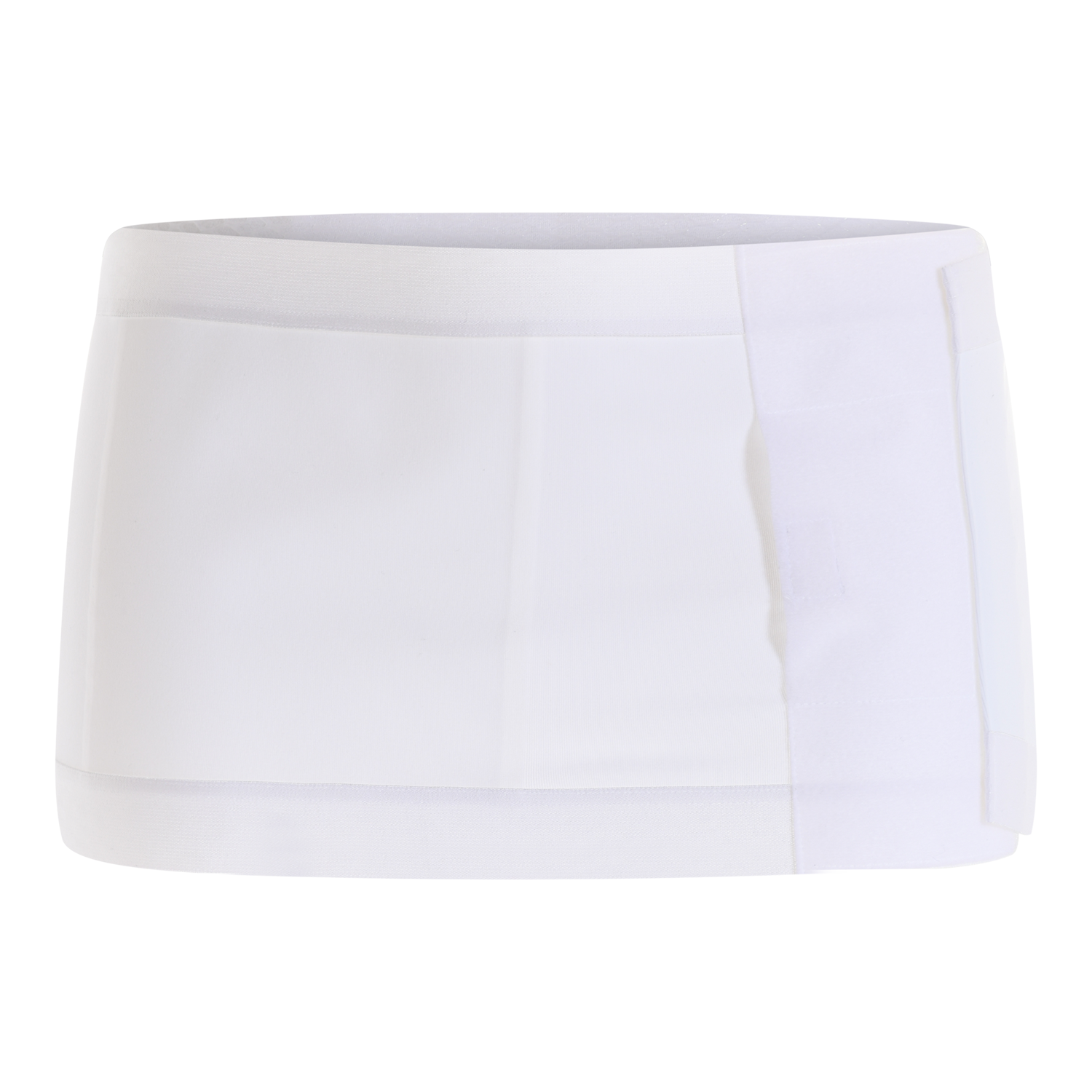 Belt with panel, S white